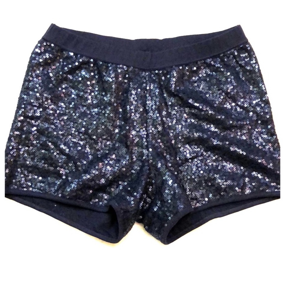 Aerie Navy Sequin Women Shorts